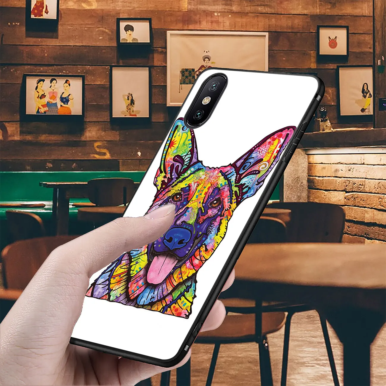 Мягкий силиконовый чехол YIMAOC для телефона с немецкой овчаркой iPhone 11 Pro XS Max XR X 6 6S 7 8