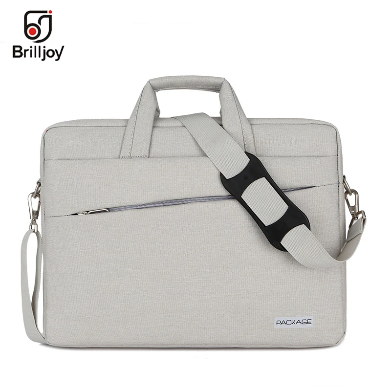 Brilljoy High quality briefcase Messenger Bag Laptop Handbag for 13 14 15 Inch Computer Bussiness Travel Men and Women Notebook