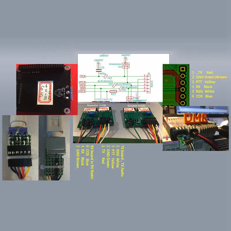 Mmdvm цифровая Магистральная плата (Dmr C4Fm Dstar P25 Usb) ретранслятор точка доступа с