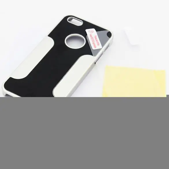 Черный пластиковый жесткий чехол для iPhone 5 со стилусом и пленкой | Мобильные