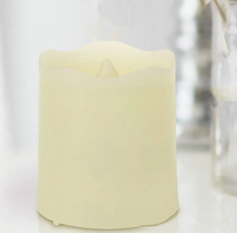 Набор из 9 беспламенных светодиодных свечей с расплавленными краями таймером и