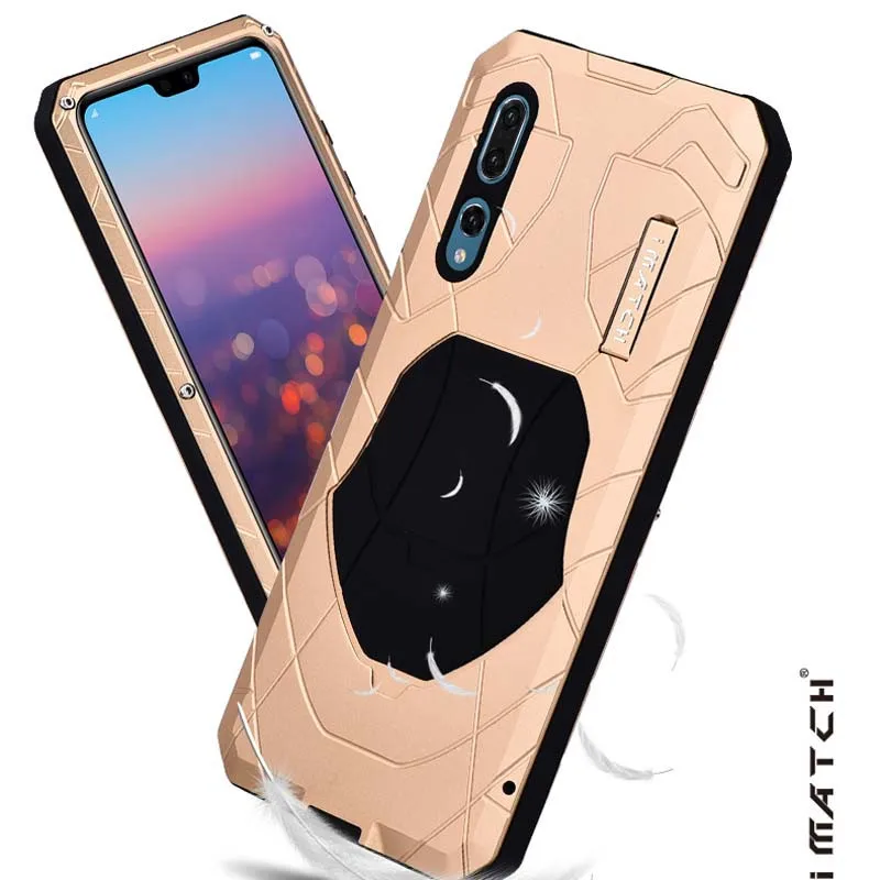Роскошный уличный IMATCH для huawei P30 P20 Pro Чехол спортивный армейский Тактический противоударный водонепроницаемый металлический и силиконовый чехол для телефона