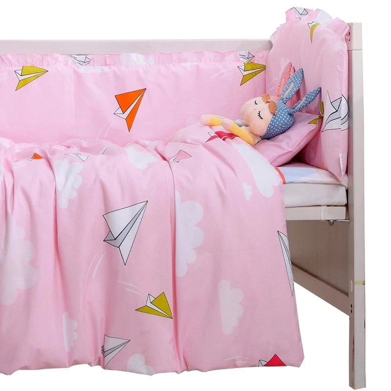 Детское розовое платье на Постельное белье для девочек натуральный хлопок