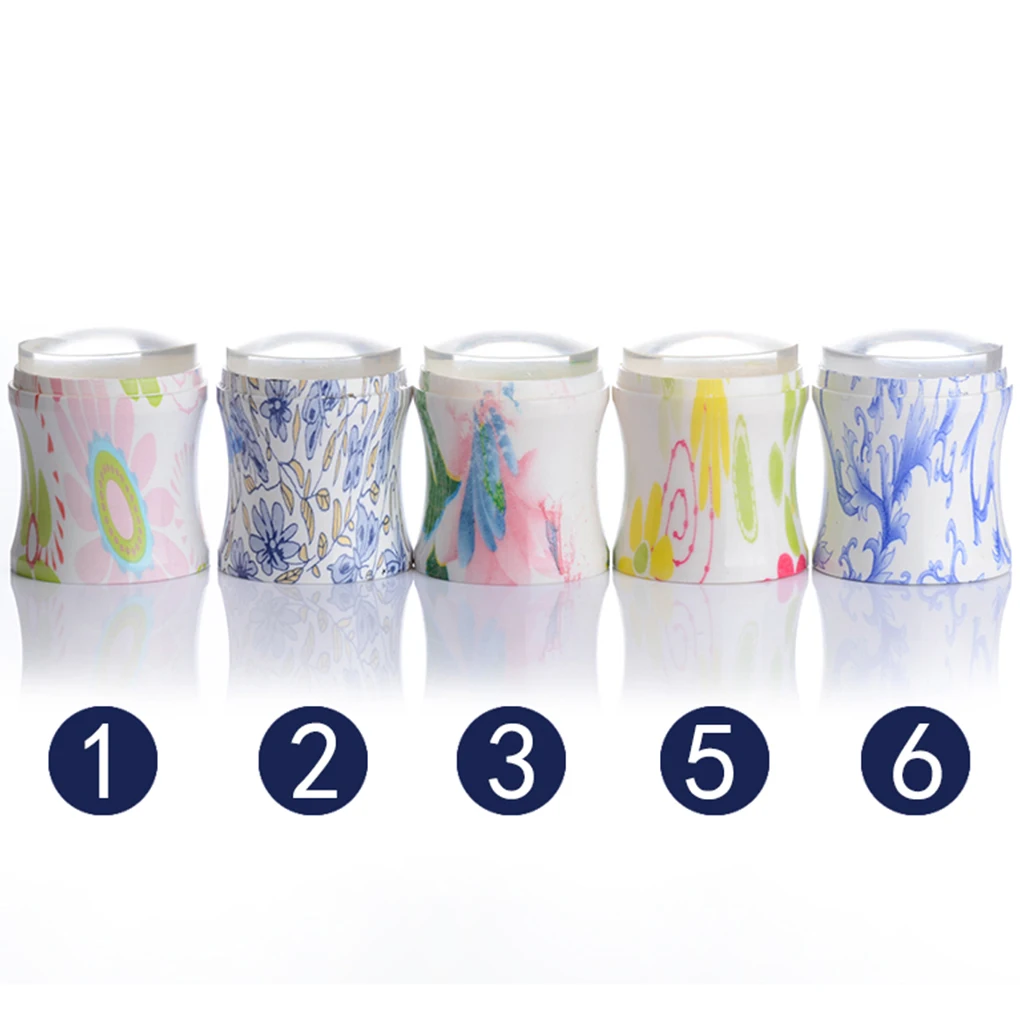 3 7 см Прозрачное желе для дизайна ногтей стемпер со скрепкой силиконовая головка