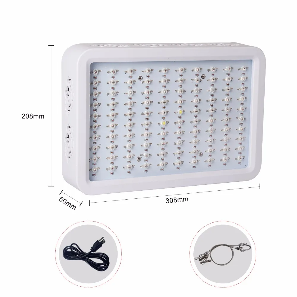 

Full Spectrum 300W Led Grow Light Lamp for Hydroponic Indoor greenhouse plants Veg Growing CE FCC RoHs approved Grow Tent