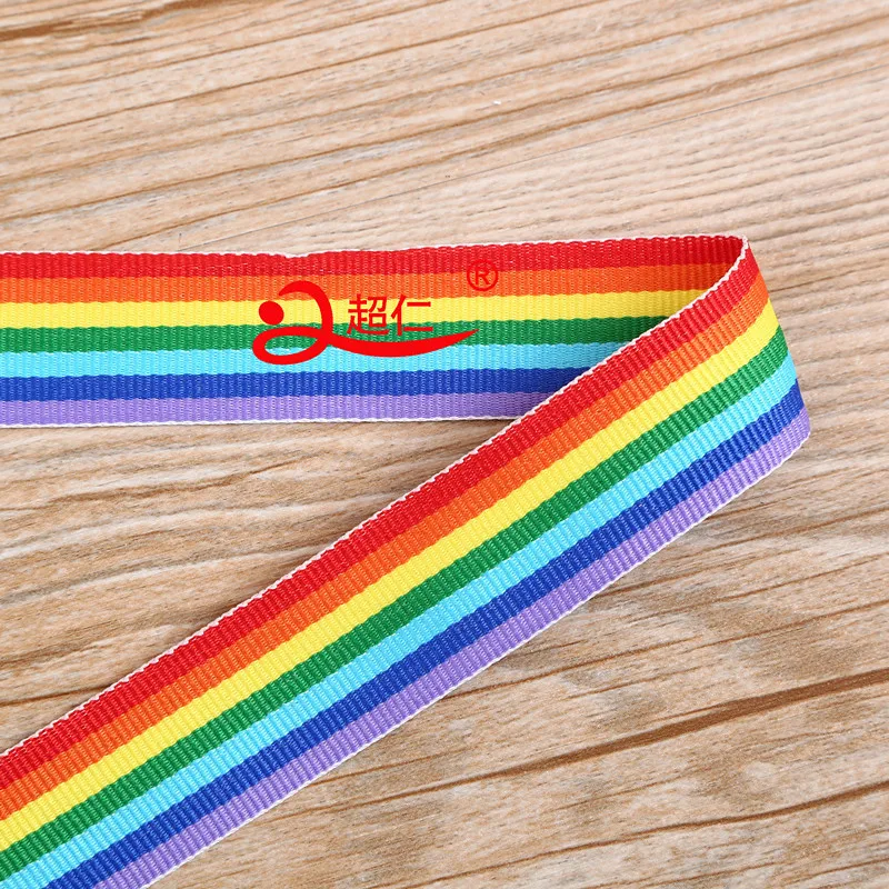 Width 1-5cm / Length 100m Colorful Ribbon Rainbow Backpack Decoration Clothing Bag Accessories Festival Celebration | Дом и сад