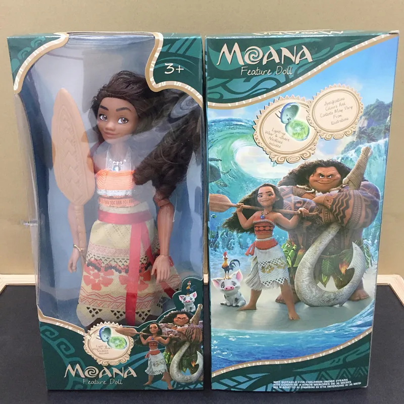 Фильм Vaiana Моана принцесса Мауи вождь туи Тала Heihei Pua фигурка украшения игрушки для детей подарок на день рождения