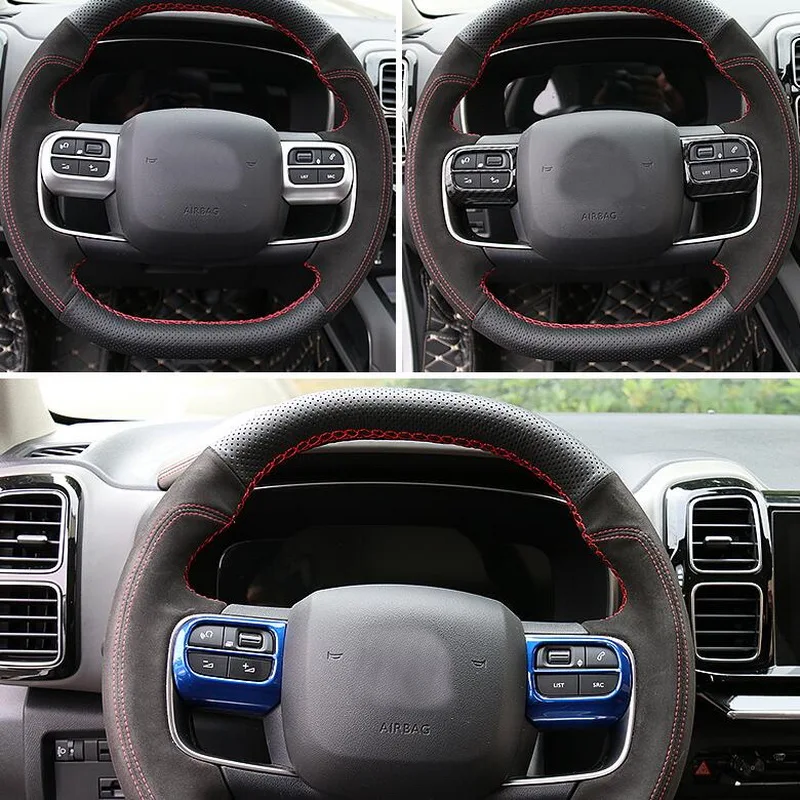 Tonlinker интерьерная панель рулевого колеса чехол наклейка для Citroen C5 Aircross 2018 19