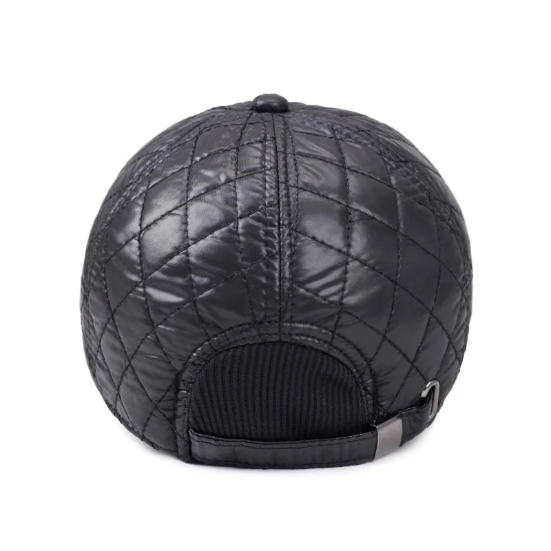 [AETRENDS] зимняя верхняя одежда Для мужчин Кепки Бейсбол шляпа клетчатые Стильные с соблазнительными кошачьими ушками, Для Мужчин's Шапки 5 Панель приталенный Кепки с вентилятором кости Кепка-тракер в Z-1689
