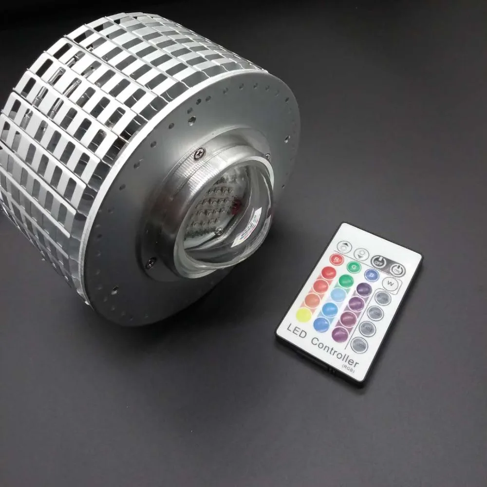 RGB пульт дистанционного Затемнения 50 Вт CREE светодиодный светильник для растений Гидропоника; аквариум морской лампы для коралловых рифов