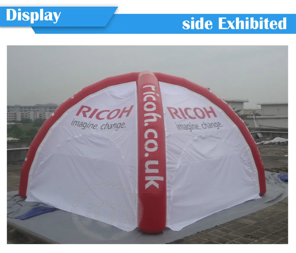 Яркая палатка-Паук 5*5 м для выставочного логотипа бесплатная доставка воздушным