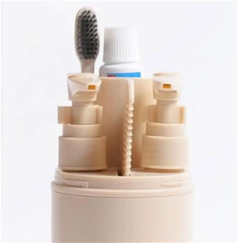 Набор щеток для зубной щетки коробка ванной шампунь с расческой экономит место