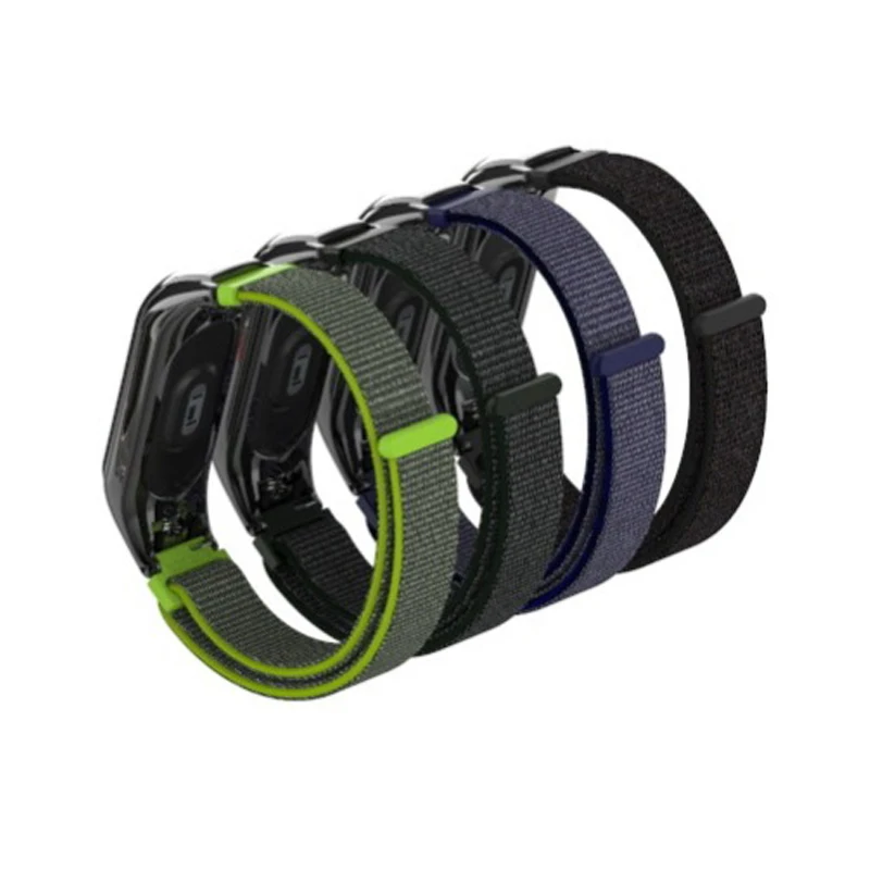 Металлический ремешок Amazfeel Φ Mi Band 3 для оригинального Xiaomi нейлоновый браслет MiBand