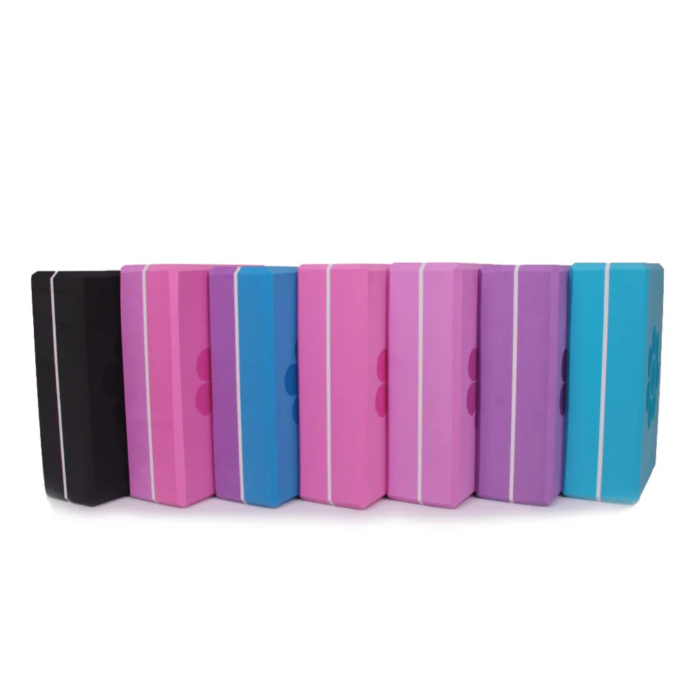 Блоки для йоги разноцветные блоки из пены строительные фитнеса пилатеса силовых