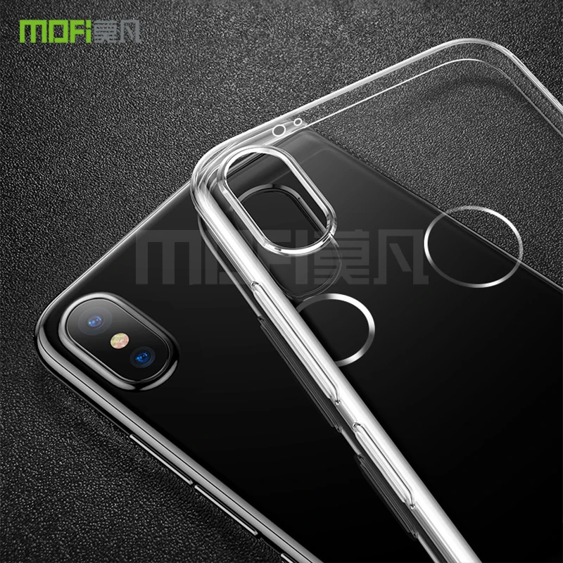 Чехол для Xiaomi mi6x оригинальный чехол MOFi xiaomi mi 6x силиконовый прозрачный мягкий из