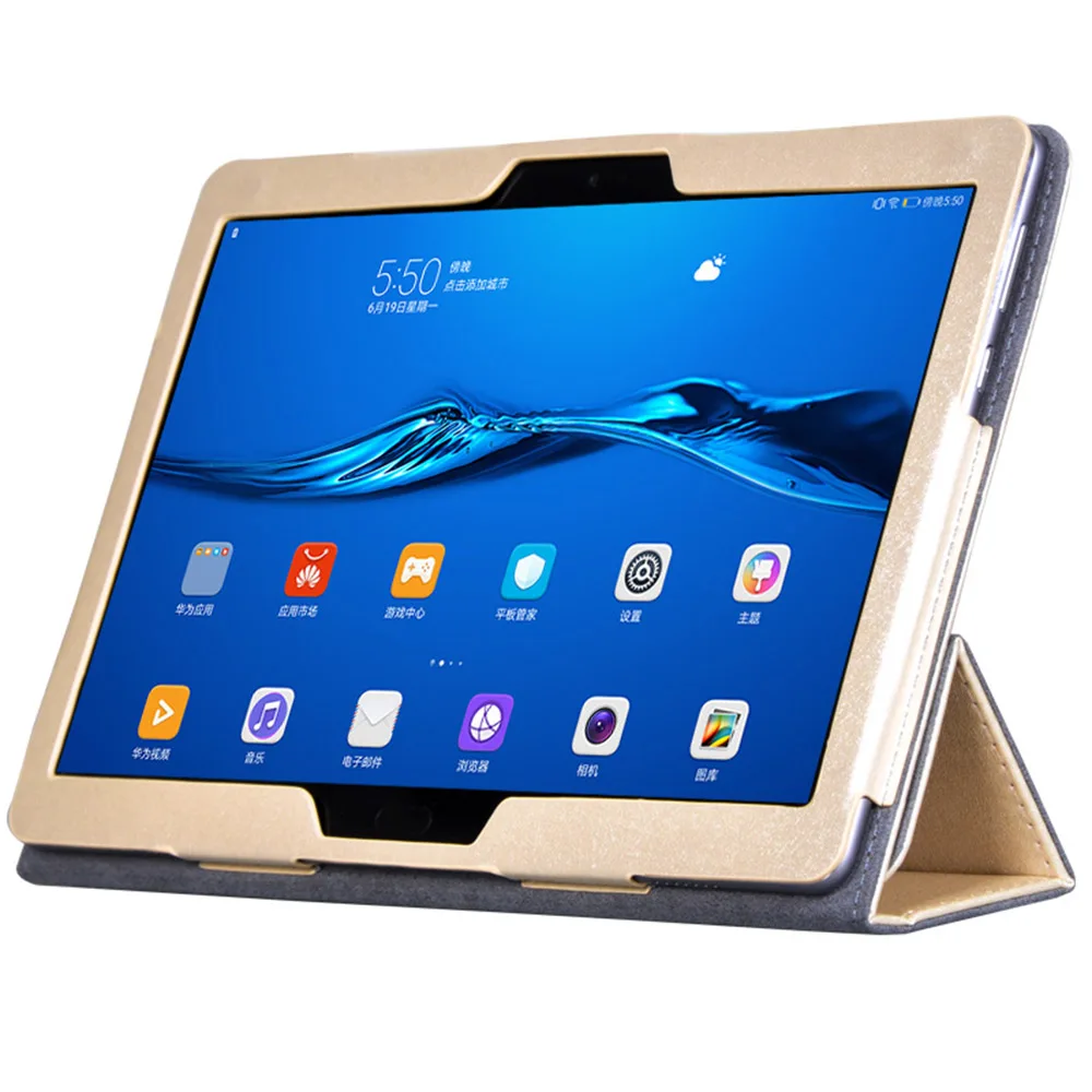Чехол для Huawei MediaPad M3 Lite 10 женский модный складной чехол подставка из