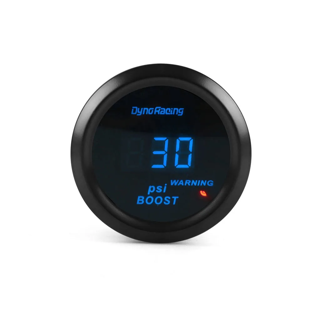 Boost gauge psi Dynoracing " 52 мм Автомобильный цифровой Тахометр Датчик Оборотов турбо Boost Gauge PSI вольтметр температура воды Температура масла Датчик давления масла - Цвет: Boost gauge psi
