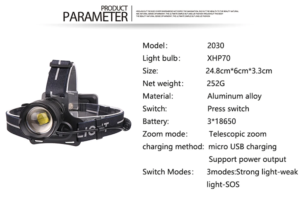 50000LM XHP70 70,2 50 Светодиодные фары очень яркий фонарь 3 режима лампы 18650 usb зарядная головная лампа Охота велосипедные фары