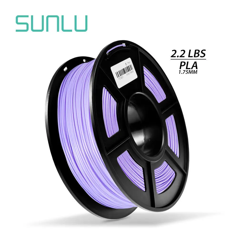 PLA-PURPLE Полный Цвет PLA/PLA+ 3D-принтеры нити 1,75 мм 1 кг/2.2lb с катушкой для DIY креативные игрушки для детей рисунок пером гаджет - Цвет: PLA-PURPLE