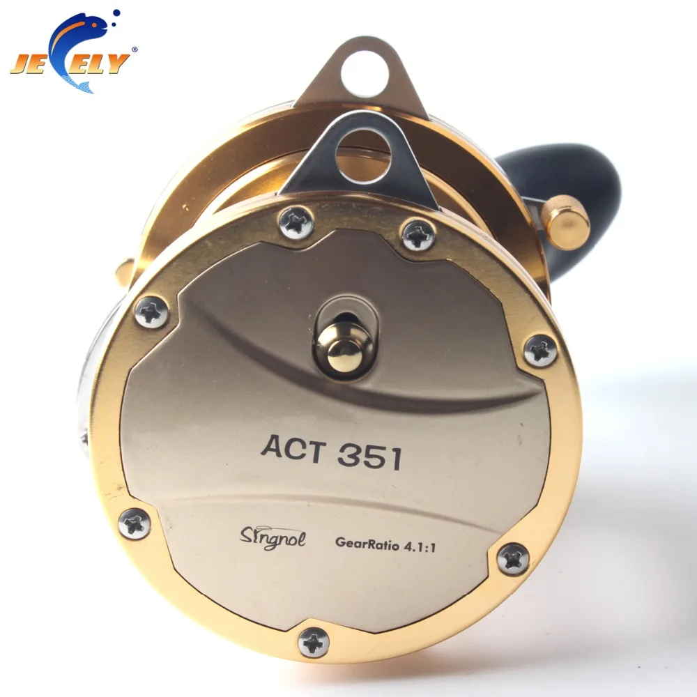 Катушка рыболовная ACT351 для морского троллинга 4 шарикоподшипника 6 2: 1|fishing reel|boat