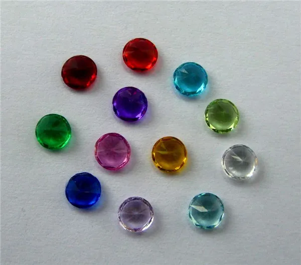 Оптовая продажа 60 шт. разные цвета круглый камень-талисман 5 мм подвеска для