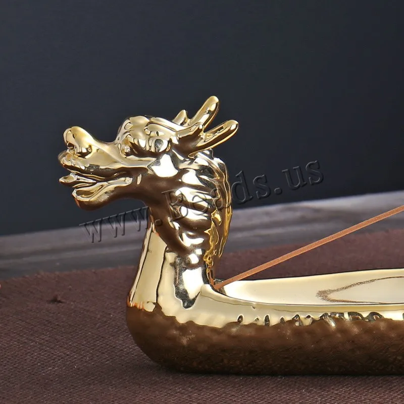 Dragon Stick Incense Holder Buddha Animal Ceramic Censer For Temple Supplies Zen Smoke Burners Home Office Decor | Дом и сад