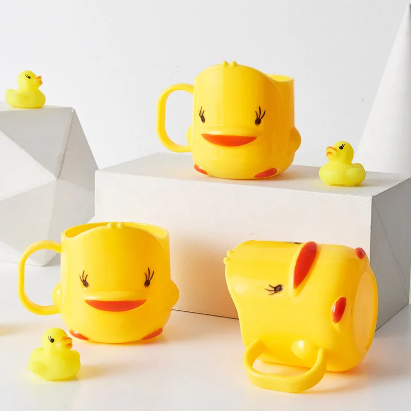 Симпатичный Пластиковый детский мультяшный держатель для зубной щетки чашка