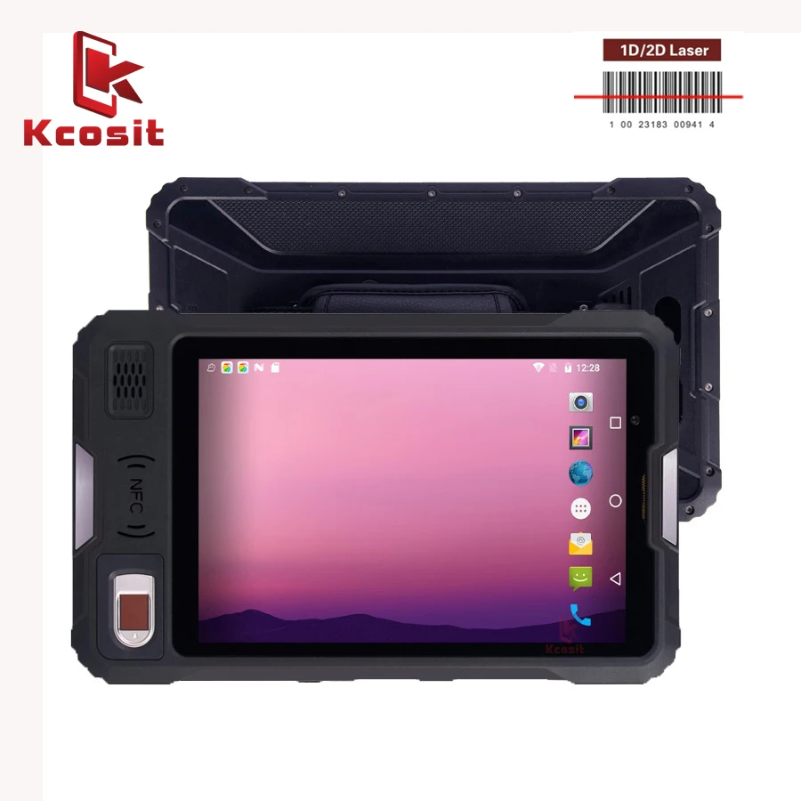 

original P9000 Handheld Barcode Scanner Android Rugged Tablet PC Terminal 8" Waterproof PDA 4G Mobile Terminal UHF RFID GPS LTE