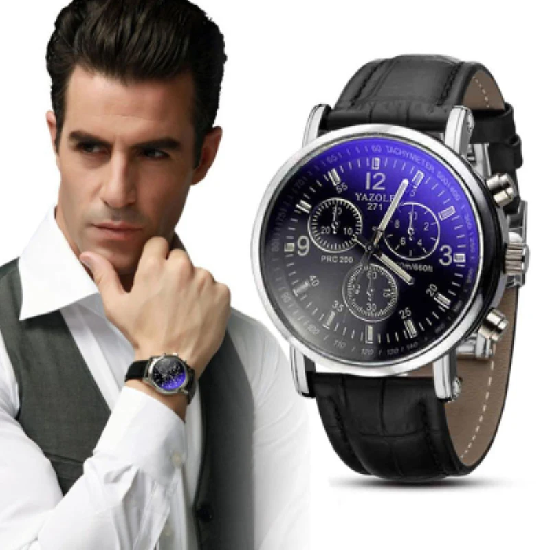 Мужские часы relogio masculino Лидирующий бренд роскошные модные мужские из