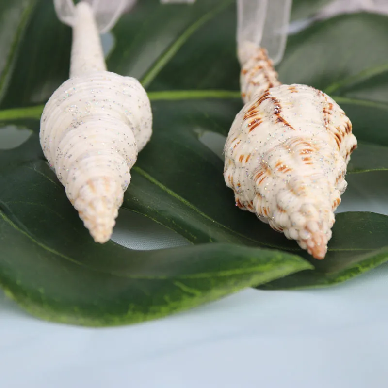 Бесплатная доставка (6 шт./лот) мигающие ракушки шпинделя Рождественский кулон и