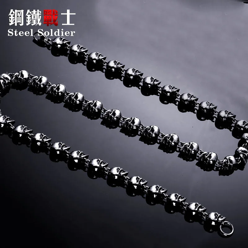 Мужской кулон в виде черепа украшение из нержавеющей стали солдата|jewelry saphire|jewelry