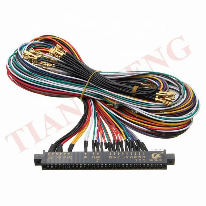 Classic 60 In 1 DIY Arcade Bundles Kits Parts With Jamma Harness Joystick happ Push Button Game Machine |