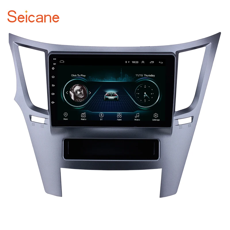 

Seicane 9 inch Car GPS Navigation Radio Android 8.1 for Subaru Outback 2010-2016 left hand drive support TPMS DVR Mirror link 3G