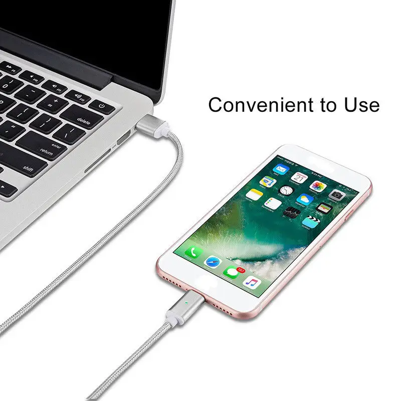 Магнитный кабель USB Type C/Micro USB/IOS 3 в 1 мобильный телефон зарядный быстрая зарядка