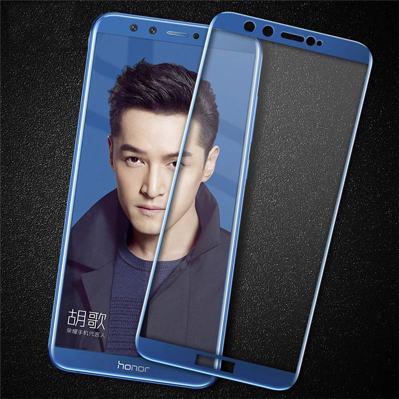 Полное покрытие протектор экрана для Huawei Honor 9 10 облегченное закаленное стекло на