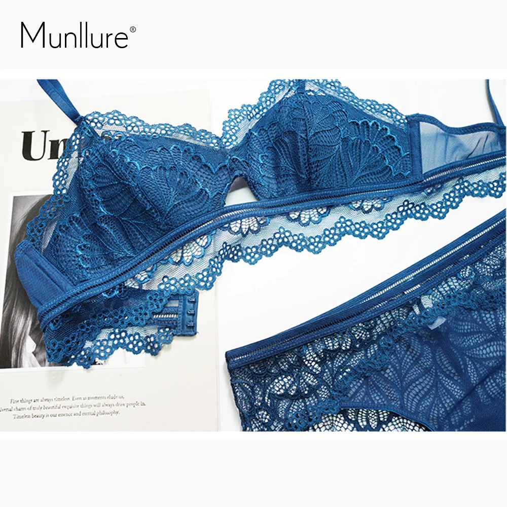 Женский кружевной комплект нижнего белья с треугольными чашками|bra sets lingerie|set