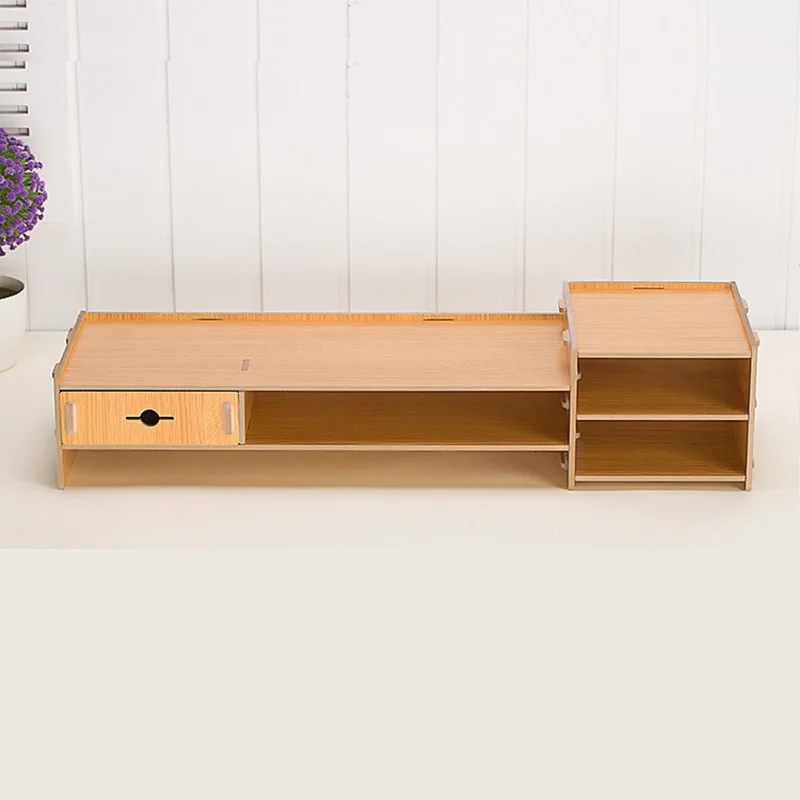 Многофункциональный офисно настольных Дисплей деревянный шкаф настольный