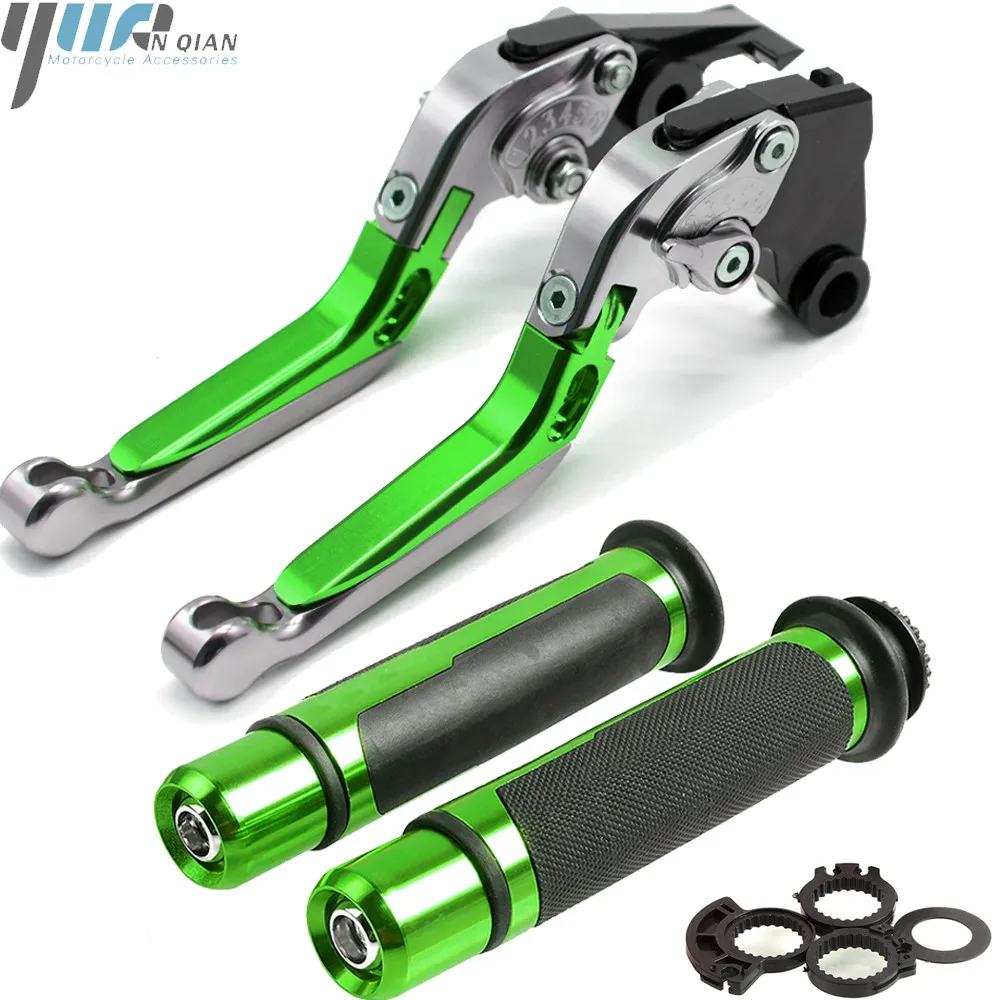 CNC регулируемые складные Тормозные ручки сцепления для Kawasaki NINJA250/300R Z250/Z300/VERSYS 300X 08