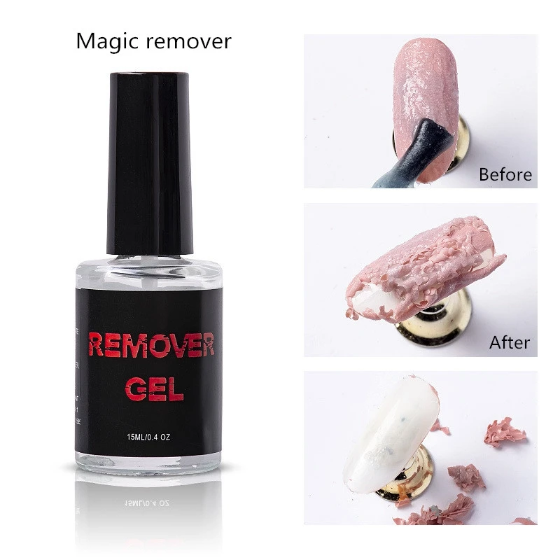 15 мл волшебный лак для ногтей гель удаления жидкости Профессиональный удаляет