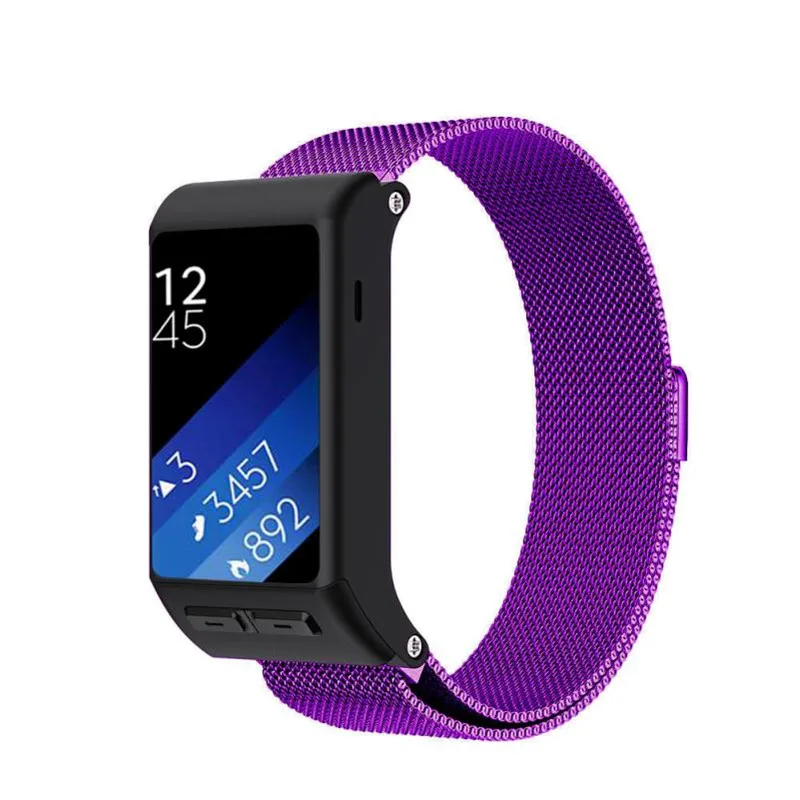 Ремешок для часов Garmin vivoactive HR Миланская Магнитная Петля Браслет из нержавеющей стали ремешок браслет часы банда ремень