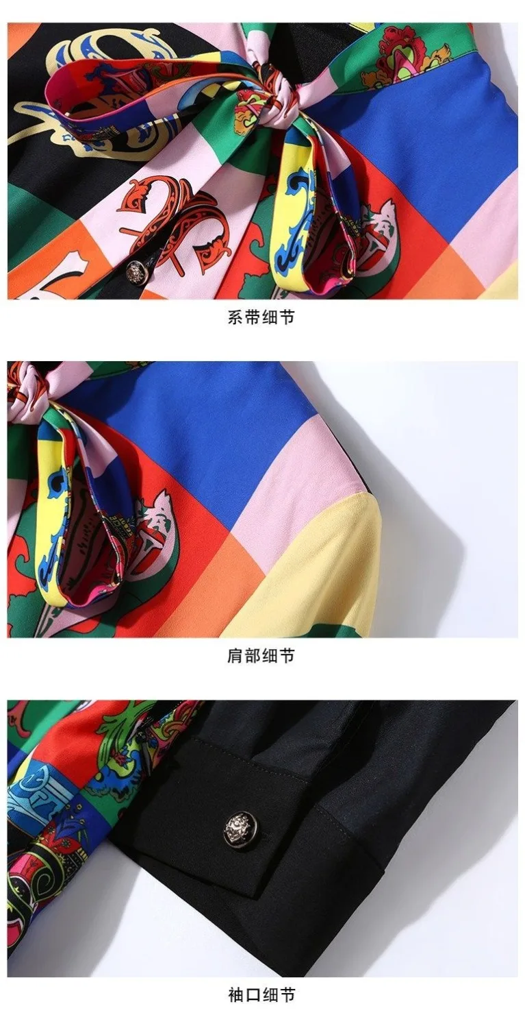 Женские дизайнерские весна-осень Винтаж принт взлетно-посадочной полосы Тонкий