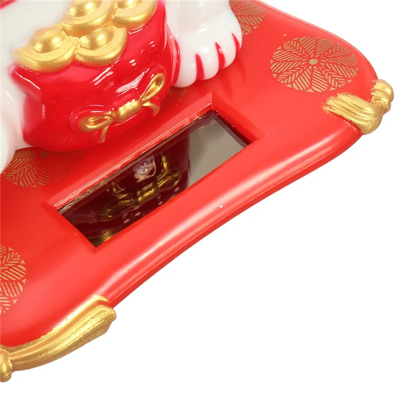 Модный черный/белый Maneki Neko на солнечных батареях, радушный Кот, удача для дома, автомобиля, отеля, ресторана, Декор, ремесло