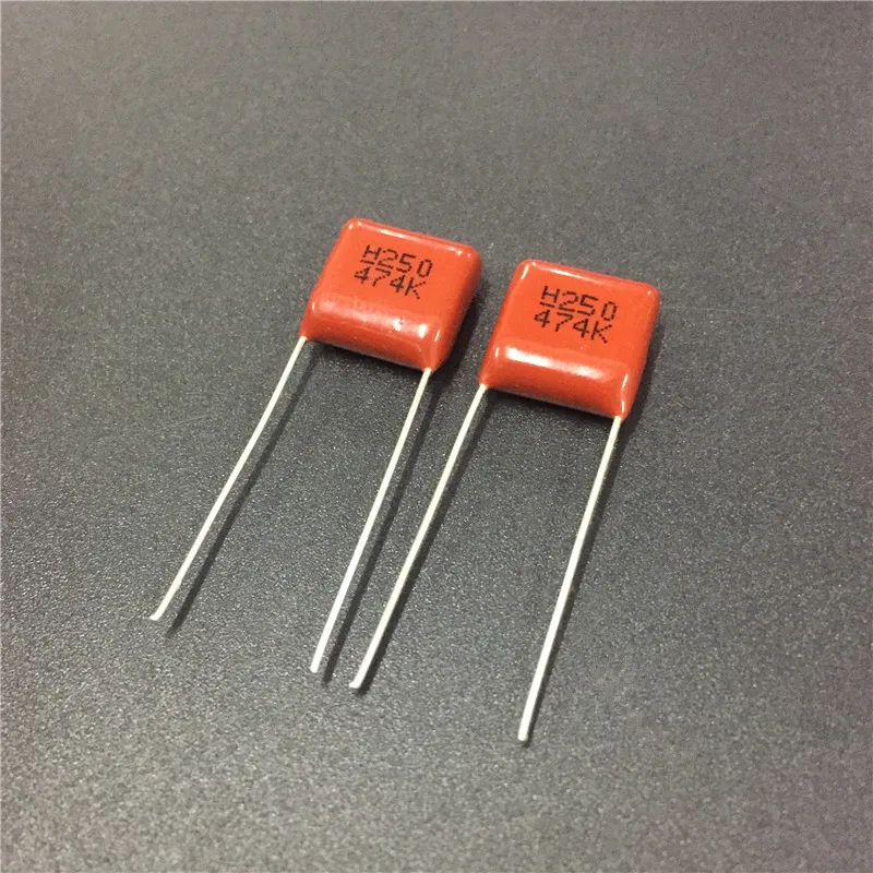 Конденсатор CBB 474 250V 474K 0 47 мкФ 470nF P10 CL21 металлизированный конденсатор из