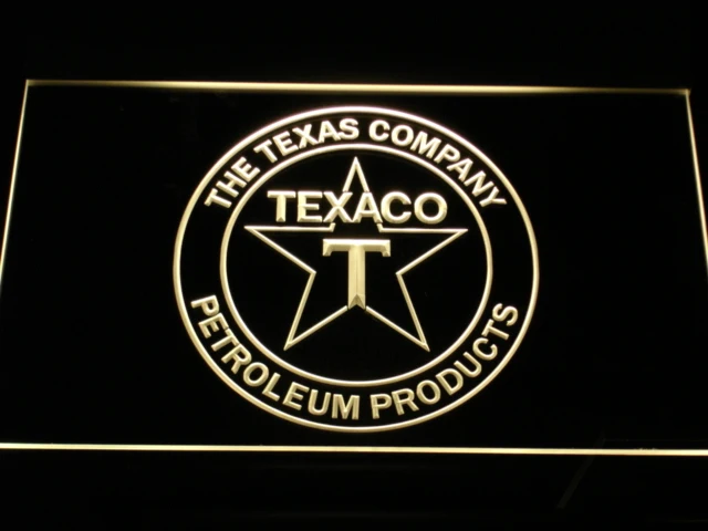 Фарфоровый газовый насос TEXACO d122 светодиодные неоновые световые вывески с