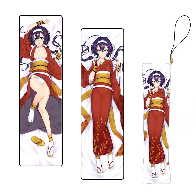 Noire Банго бродячие собаки аниме брелок фигурка дазай Осаму Мини Подушка «Dakimakura» Подвески на заказ брелок телефон ремень много - Цвет: Noire