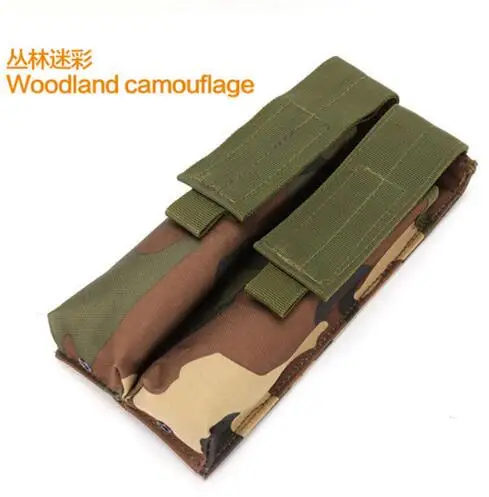 Color 6 10 цветов тактический Чехол Airsoft Molle двойной P90/UMP военный подсумок пистолет аксессуар для охоты - Цвет: Color 6