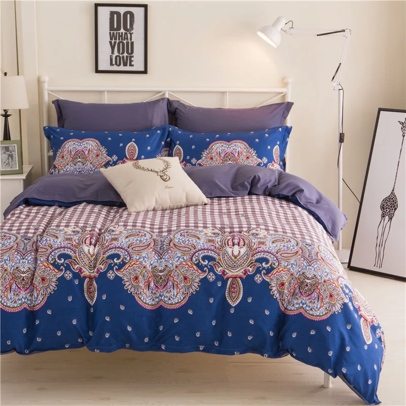 

New Cotton Bedding Set Duvet Cover Sets Bed Sheet European Style Adults Kids Bedroom Sets Queen/Full/Twin Size Bedlinen