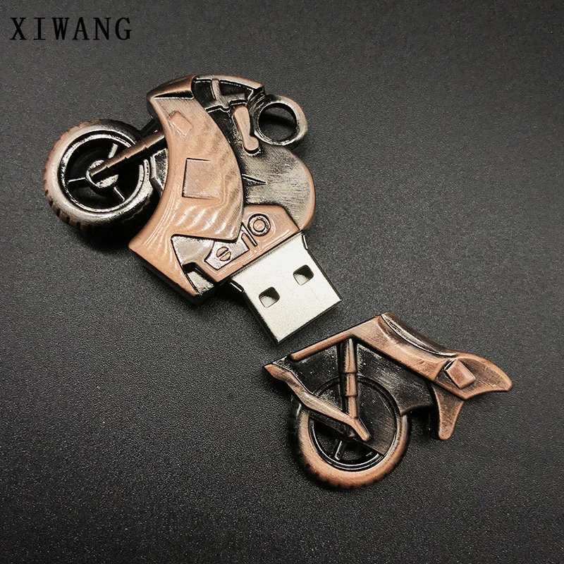 Креативный usb флеш-накопитель 32 ГБ памяти usb 2,0 металлический флеш-накопитель для мотоцикла usb флешка 4 ГБ 8 ГБ 16 ГБ 64 Гб флешка, подарок