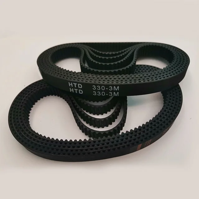 2PCS/lot Timing Belt HTD3M 3M 330 length 330mm Teeth 110 closed loop rubber Drive width 6mm/9mm/10mm/12mm/15mm | Обустройство дома