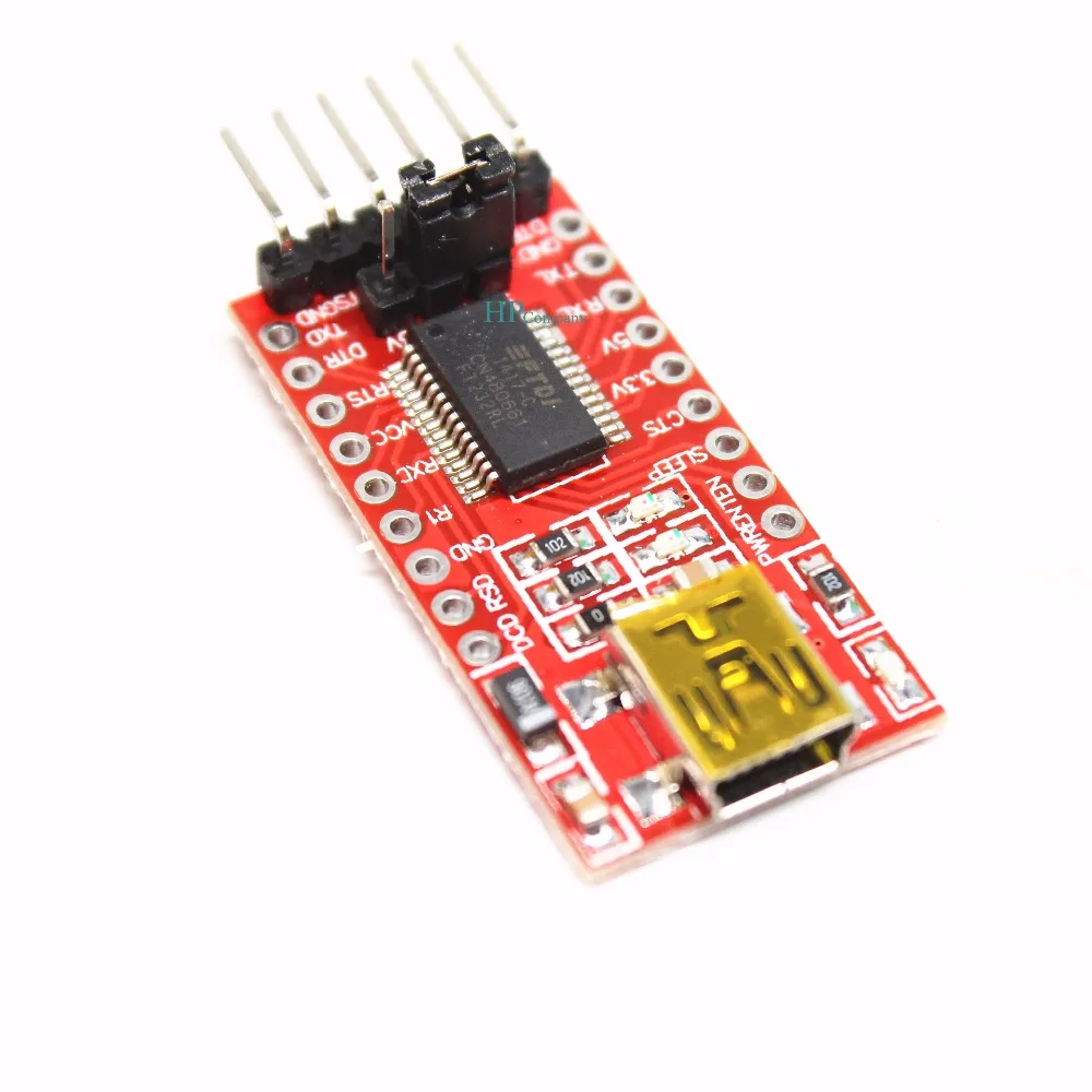 Модуль последовательного адаптера FT232RL FT232 FTDI USB к TTL 3 В 5 В|usb to ttl|usb ttl 3.3vusb |